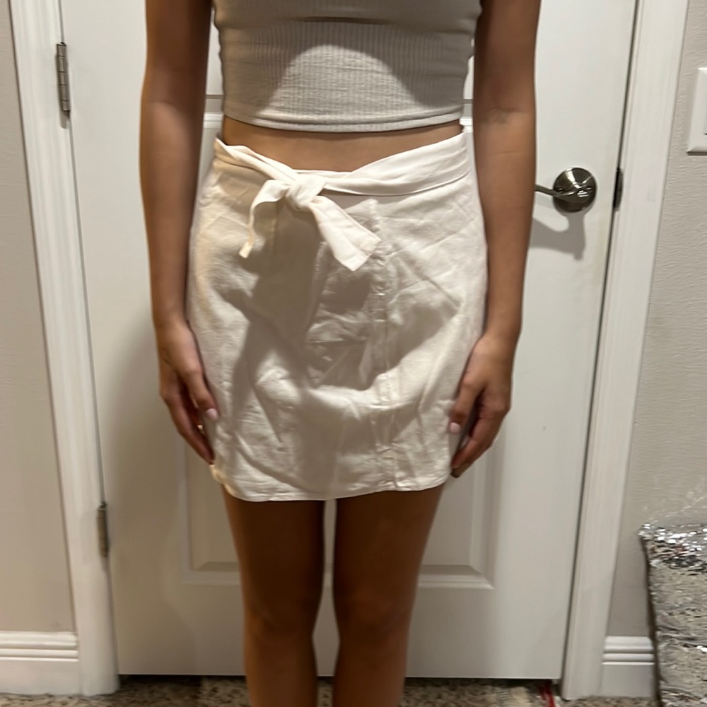 Off White Tie skirt